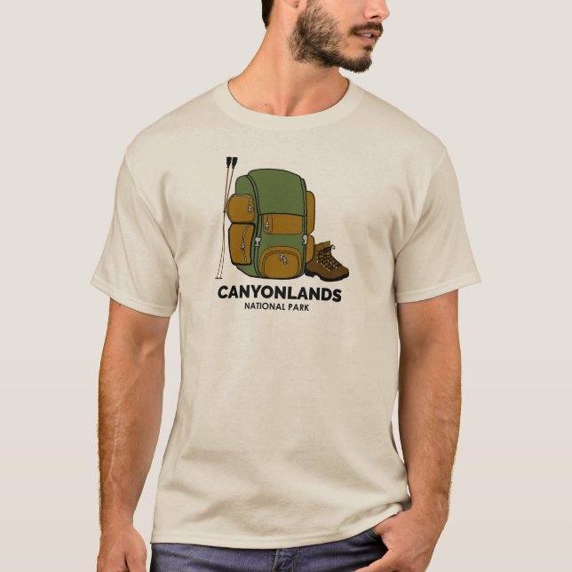 Canyonlands National Park Backpack T-Shirt (Front)