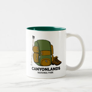 Canyonlands National Park Backpack Two-Tone Coffee Mug