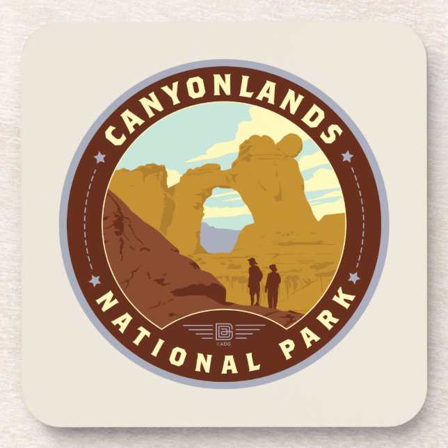 Canyonlands National Park Beverage Coaster (Front)