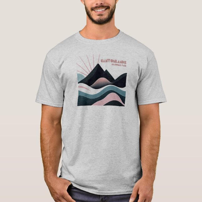 Canyonlands National Park Colored Hills T-Shirt (Front)