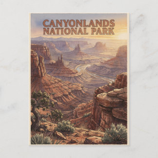 Canyonlands National Park Desert Landscape Postcard