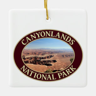 Canyonlands National Park in Moab, Utah Ceramic Ornament