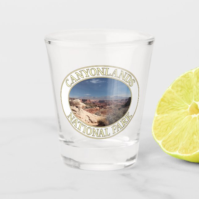 Canyonlands National Park in Moab, Utah Shot Glass (Front)