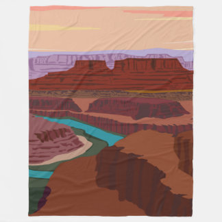 Canyonlands National Park in Utah Fleece Blanket