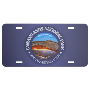 Canyonlands National Park License Plate