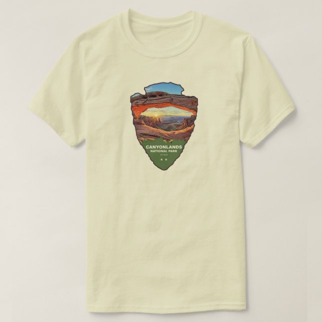 Canyonlands National Park Mesa Arch Arrowhead T-Shirt (Design Front)