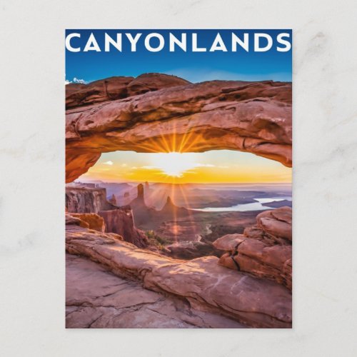 Canyonlands National Park Mesa arch  Postcard