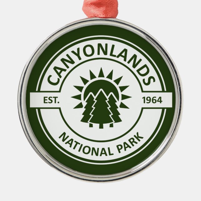 Canyonlands National Park Metal Ornament (Front)