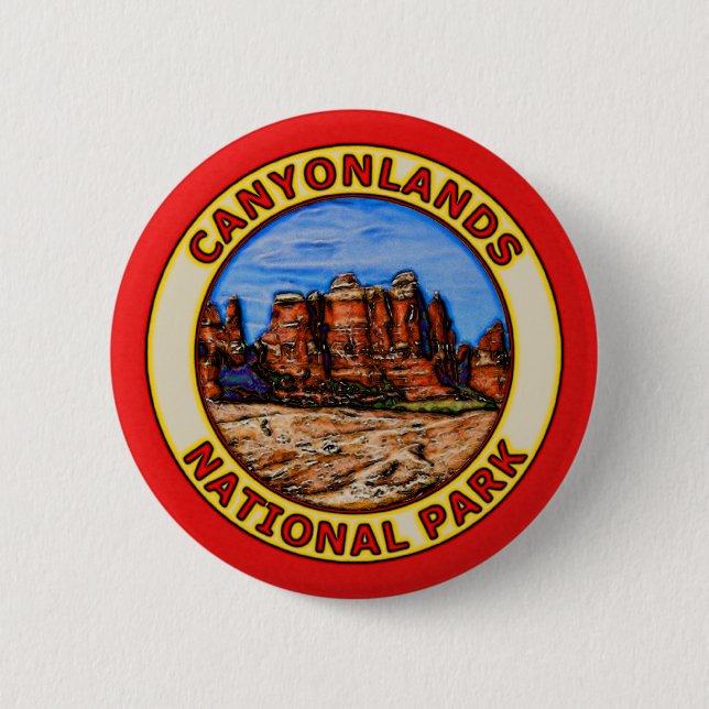 Canyonlands National Park Pinback Button (Front)