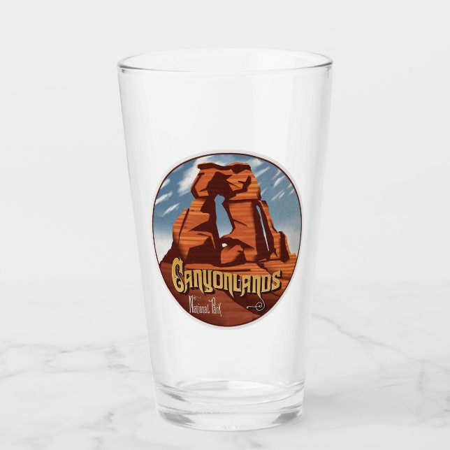 Canyonlands National Park Pint Glass (Front)