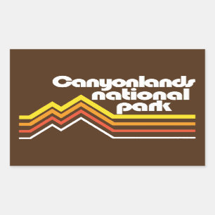 Canyonlands National Park Rectangular Sticker