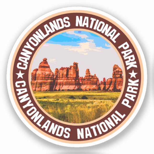 Canyonlands National Park                          Sticker (Front)