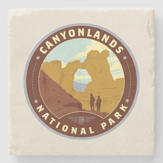 Canyonlands National Park Stone Coaster (Front)