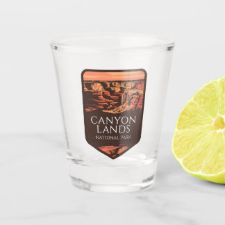 Canyonlands National Park Sunset Emblem Shot Glass