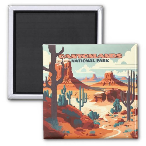 Canyonlands National Park Utah Desert Mountains Magnet