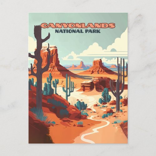 Canyonlands National Park Utah Desert Mountains Postcard