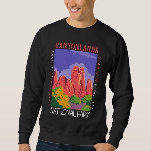 Canyonlands National Park Utah Distressed Sweatshirt