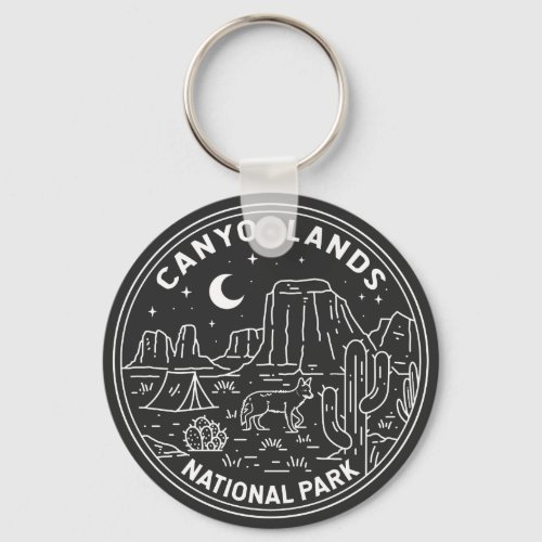 Canyonlands National Park Utah Monoline   Keychain