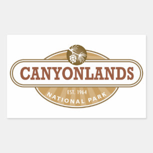 Canyonlands National Park Utah Rectangular Sticker