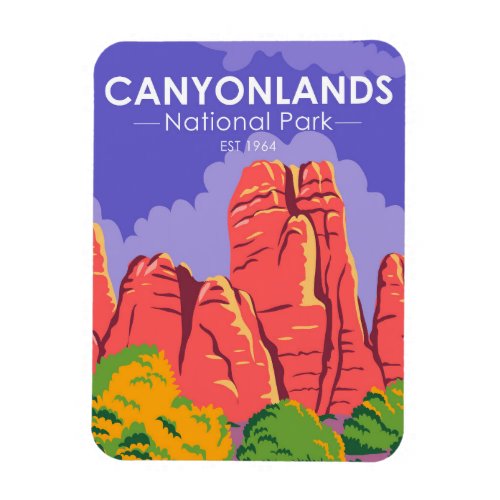  Canyonlands National Park Utah Vintage Magnet
