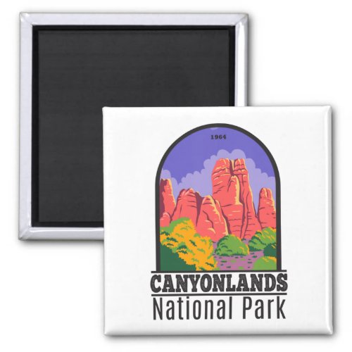 Canyonlands National Park Utah Vintage  Magnet