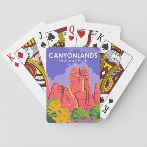  Canyonlands National Park Utah Vintage Poker Cards