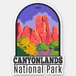 Canyonlands National Park Utah Vintage Sticker