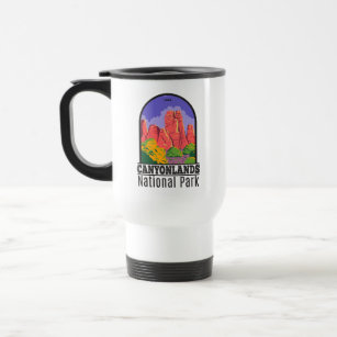 Canyonlands National Park Utah Vintage Travel Mug