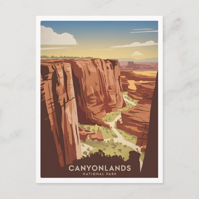 Canyonlands National Park Vintage Postcard (Front)