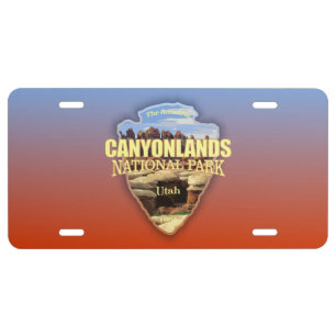 Canyonlands NP (arrowhead) License Plate