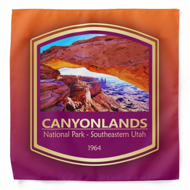 Canyonlands NP (PF1) Bandana (Front)