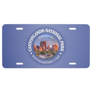 Canyonlands NP (rd)2 License Plate