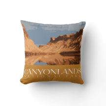 Canyonlands Pillow, National Park Throw Pillow