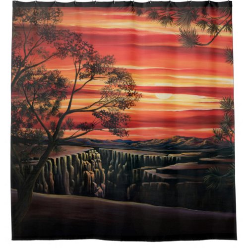 Canyonlands Sunset shower curtain