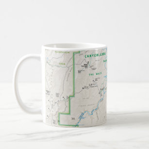 Canyonlands (Utah) map mug