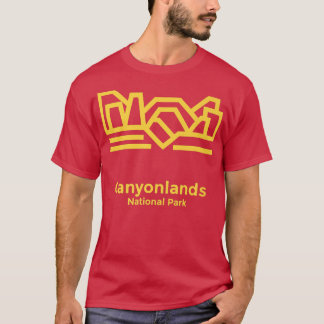 Canyonlands Utah Minimalist Retro Graphic 98 T-Shirt