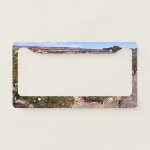 Canyonlands View from Cave Springs Trail License Plate Frame