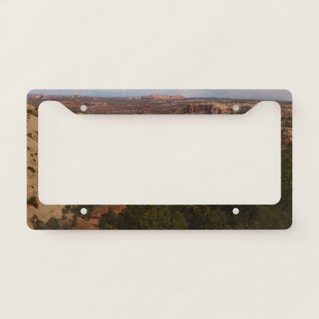 Canyonlands View from Neck Springs Trail License Plate Frame (Front)