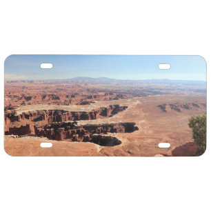 Canyons at Canyonlands National Park, Moab, Utah License Plate