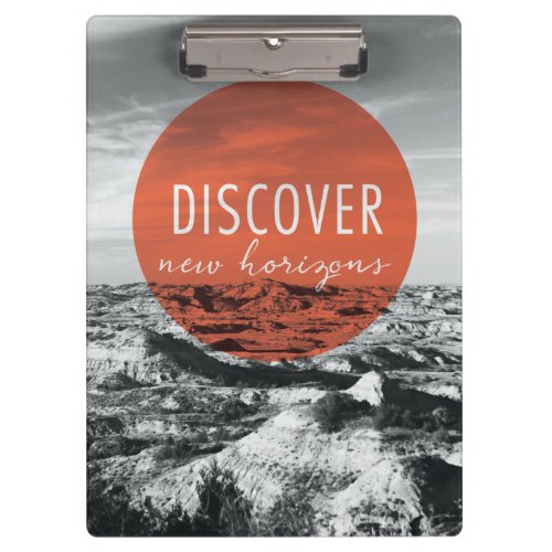 Canyons  Discover New Horizons Quote Clipboard