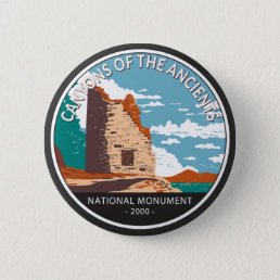 Canyons of the Ancients National Monument Circle  Button