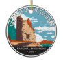 Canyons of the Ancients National Monument Circle Ceramic Ornament