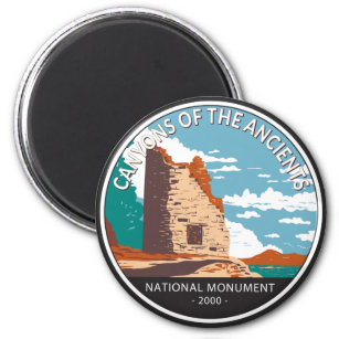Canyons of the Ancients National Monument Circle Magnet