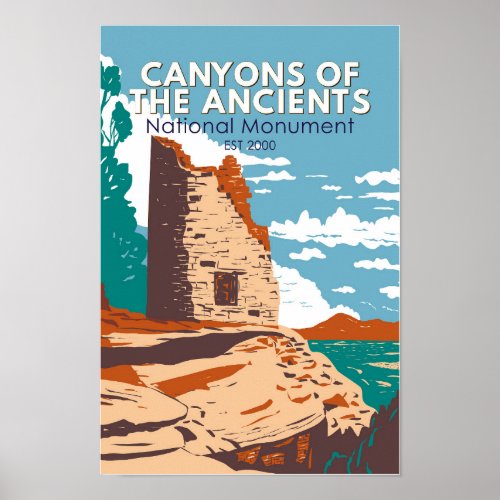 Canyons of the Ancients National Monument Colorado Poster