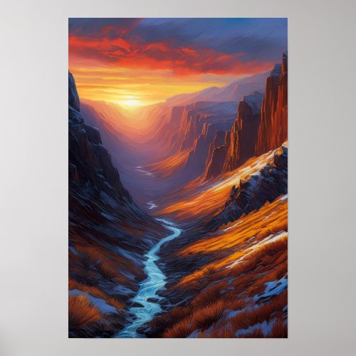 Canyons Sunset Splendor Poster