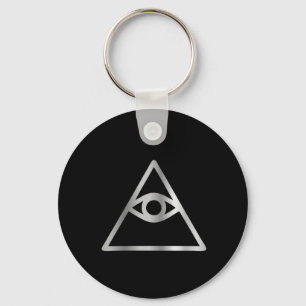 Cao dai Eye of Providence- Religious icon Keychain