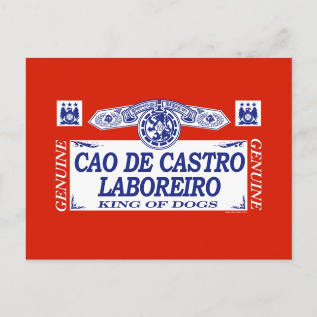 Cao De Castro Laboreiro Postcard (Front)