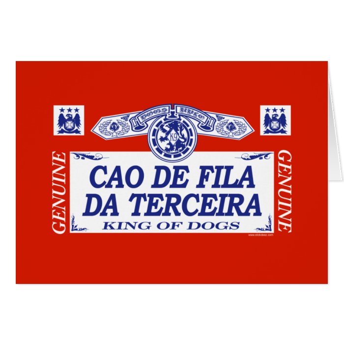 Cao De Fila Da Terceira Card