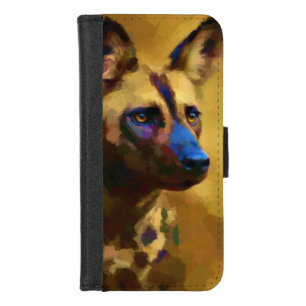 Cão Selvagem Africano iPhone 8/7 Wallet Case