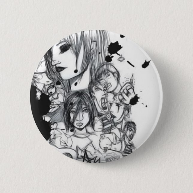caos pinback button (Front)